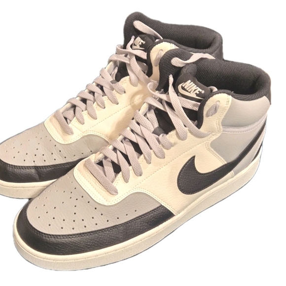 Nike Court Vision Next Nature Mid Light Smoke Grey Sail US Men's Size 11 (EUC) - Picture 3 of 16